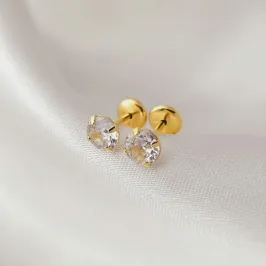 BRINCO PONTO DE LUZ PEDRA DE ZIRCONIA BD