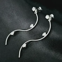 Brinco um fio com zirconia BP