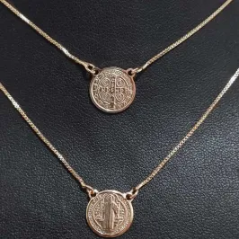 ESCAPULÁRIO VENEZIANA MEDALHÃO DE SÃO BENTO BD