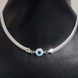 GARGANTILHA LACRAIA DE 5MM + OLHO GREGO BP