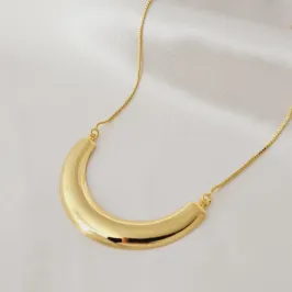 GARGANTILHA VENEZIANA CHAPA MEIA LUA BD