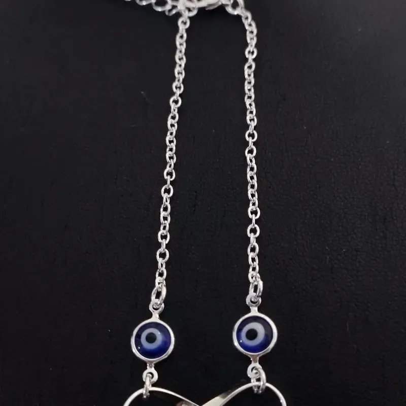 PULSEIRA ELO PORTUGUÊS INFINITO + OLHO GREGO BP