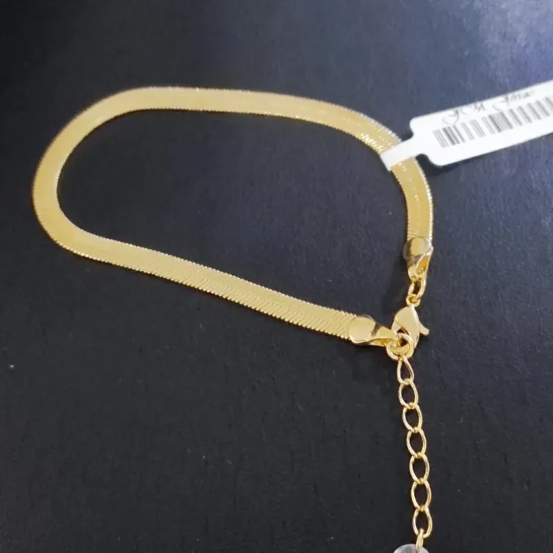 PULSEIRA CHATADA LISA DE 4mm BD