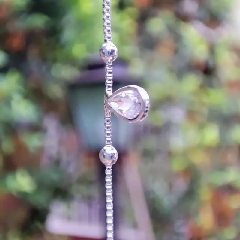 PULSEIRA VENEZIANA GOTAS DE ZIRCONIAS CRISTAL BP