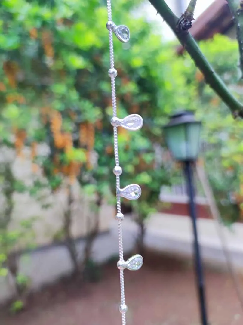 PULSEIRA VENEZIANA GOTAS DE ZIRCONIAS CRISTAL BP