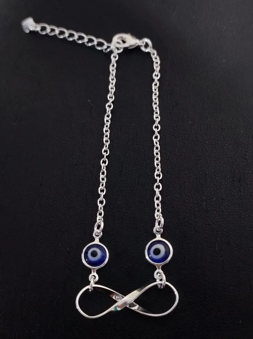 PULSEIRA ELO PORTUGUÊS INFINITO + OLHO GREGO BP