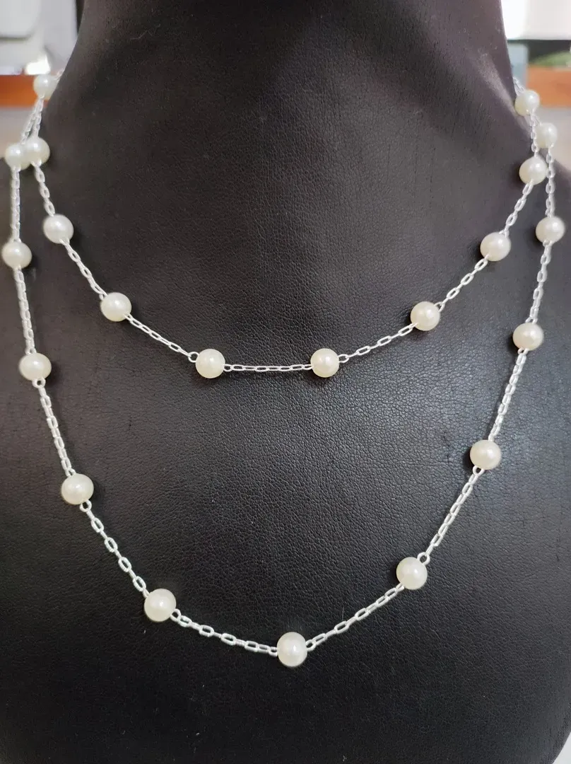 COLAR CARTIER DUPLO DE PÉROLAS BP