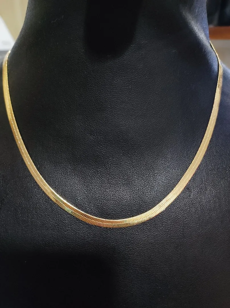 GARGANTILHA CHATADA DE 4mm BD