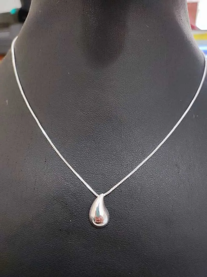 GARGANTILHA VENEZIANA PINGENTE CONCHA LISA 9x14mm BP