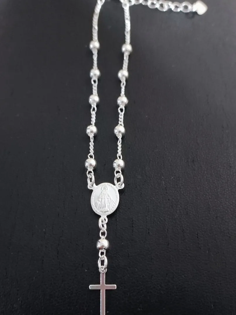 PULSEIRA TERÇO DE PÉROLAS PRATAS BP